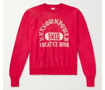 Sweatshirt aus Jersey aus einer Baumwollmischung mit Logoprint