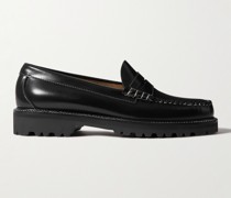 Weejun 90 Larson Pennyloafers aus glänzendem Leder
