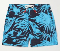 Standard Mid-Length Printed Swim Shorts