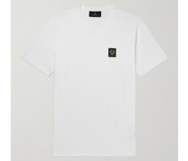 T-Shirt aus Baumwoll-Jersey mit Logoapplikation