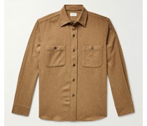 Percey Brushed Wool-Blend Overshirt