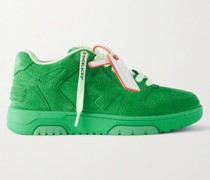 Out of Office Sneakers aus Veloursleder