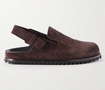 Amenabar Clogs aus Veloursleder