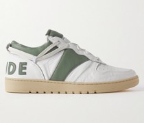Rhecess Sneakers aus Leder mit Distressed-Details in Colour-Block-Optik