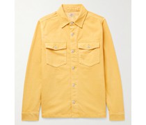 Hemdjacke aus Baumwoll-Jersey