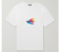 T-Shirt aus Baumwoll-Jersey mit Logoprint