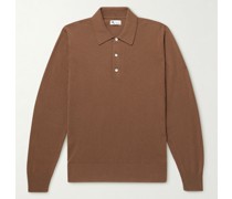 Aaric Wool-Blend Polo Shirt