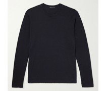 Pullover aus recycelter Baumwolle mit schmaler Passform