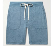 Hightide Straight-Leg Organic Cotton-Blend Terry Drawstring Shorts