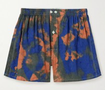 Boxershorts aus Baumwolle mit Batikmuster