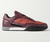 Football Sneakers aus Leder, Veloursleder und Canvas