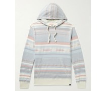 Bayron Bay gestreifter Hoodie aus Biobaumwoll-Jersey
