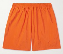 Easy gerade geschnittene Shorts aus Shell mit Kordelzugbund