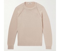 Pullover aus Baumwolle in Stückfärbung