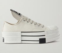 + Converse + DRKSHDW DBL DRKSTAR Chuck 70 Sneakers aus Canvas