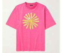 T-Shirt aus Baumwoll-Jersey mit Print