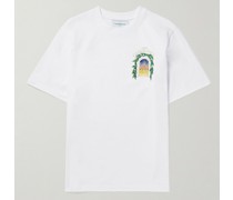 Avenida T-Shirt aus Baumwoll-Jersey mit Logoprint