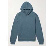Hoodie aus Baumwoll-Jersey in Stückfärbung