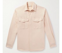 Hemd aus Seiden-Twill