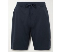 City Sweat schmal geschnittene Shorts aus Jersey mit Kordelzugbund