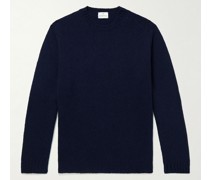 Slim-Fit Mélange Wool Sweater