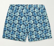 Moonrise Slim-Fit Mid-Length Printed Recycled Swim Shorts