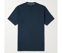 T-Shirt aus Jersey aus einer Baumwoll-Seidenmischung