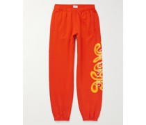Abrams schmal zulaufende Jogginghose aus Baumwoll-Jersey mit Logoprint