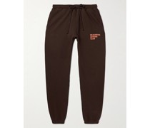 Puff schmal zulaufende Jogginghose aus Baumwoll-Jersey mit Logoprint