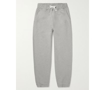 Mobilité schmal zulaufende Jogginghose aus Baumwoll-Jersey mit Logostickerei