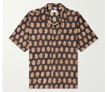 Road Hemd aus bedruckter Baumwolle