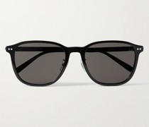 Sonnenbrille mit rundem Rahmen aus Azetat