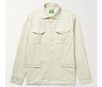 Feldhemdjacke aus Baumwollsamt