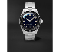 Divers Sixty-Five 40 mm Uhr aus Edelstahl mit automatischem Aufzug, Ref.-Nr.: 01 733 7707 4055-07 8 20 18