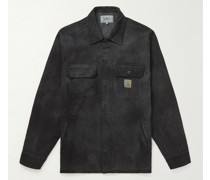 Dixon Chromo Hemdjacke aus Baumwollcord mit Print