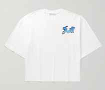 + Run Hany Printed Cotton-Jersey T-Shirt
