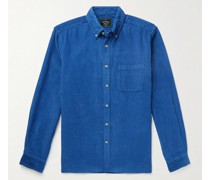 Lobo Hemd aus Baumwollcord mit Button-Down-Kragen