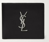 Logo-Appliquéd Leather Billfold Wallet