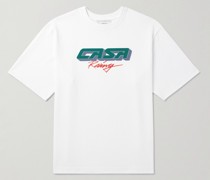 Casa Racing 3D T-Shirt aus Baumwoll-Jersey mit Logoapplikation
