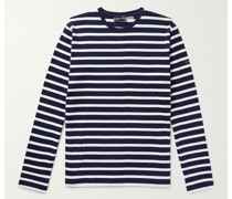 Slim-Fit Striped Cotton-Jersey T-Shirt