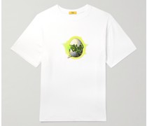 T-Shirt aus Baumwoll-Jersey mit Print