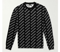 Logo-Jacquard Knitted Sweater