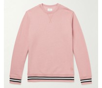 Striped Cotton and Cashmere-Blend Jersey Sweatshirt