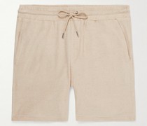 Cameron Slim-Fit Cotton-Terry Drawstring Shorts