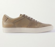 Bball Sneakers aus Leder mit Velourslederbesätzen