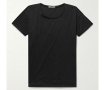 Roger T-Shirt aus Biobaumwoll-Jersey mit Flammgarneffekt