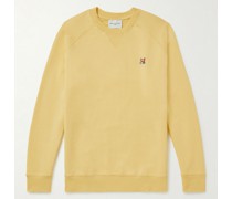 Sweatshirt aus Baumwoll-Jersey mit Logoapplikation