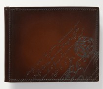 Figure Scritto aufklappbares Portemonnaie aus Venezia-Leder mit Geldklammer