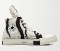 + Converse TURBODRK Chuck 70 High-Top-Sneakers aus Shearling-Imitat mit Zebraprint