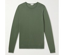 Hatfield schmal geschnittener Pullover aus Strick aus Sea-Island-Baumwolle